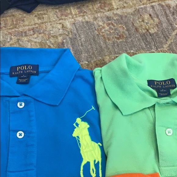 Gently used boys Ralph Lauren collar T-shirt’s - Picture 2 of 11